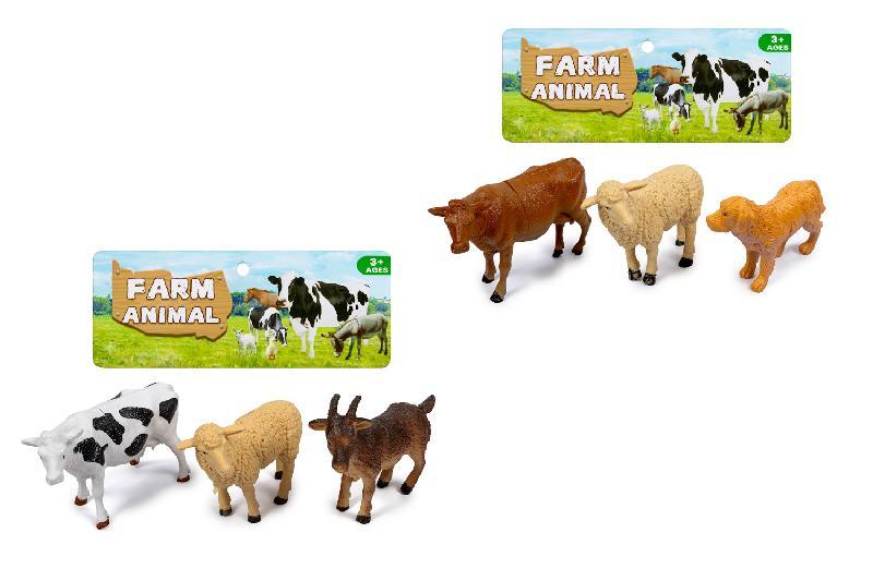 ANIMALES GRANJA 3 BOLSA 2 MODELOS