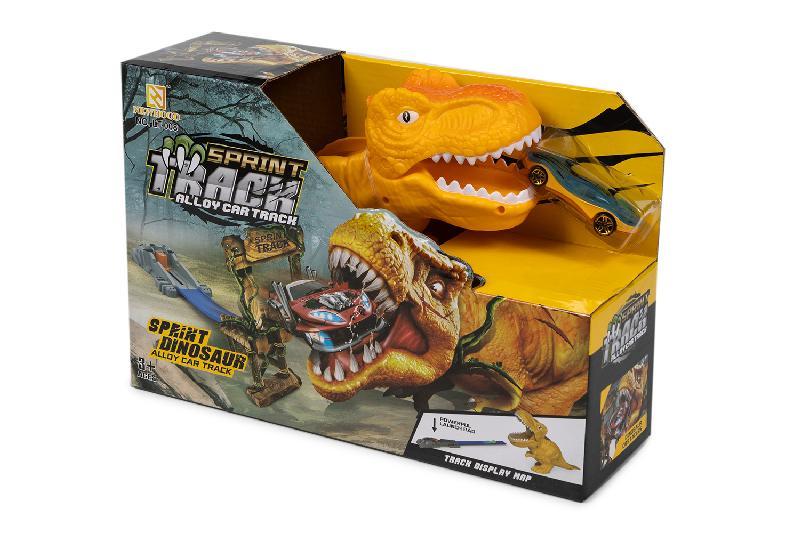 LANZADOR COCHE DINOSAURIO CAJA