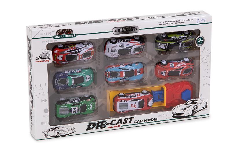 COCHES METAL CON LANZADERA CAJA