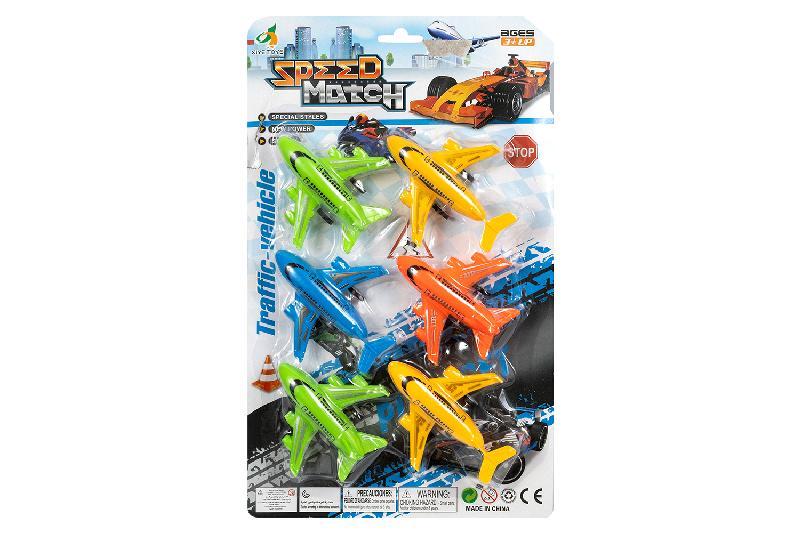 AVIONES 6 RETROFRICCION BLISTER