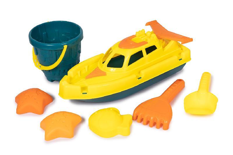 BARCA 35 CM Y CUBO 14 CM CON ACCESORIOS