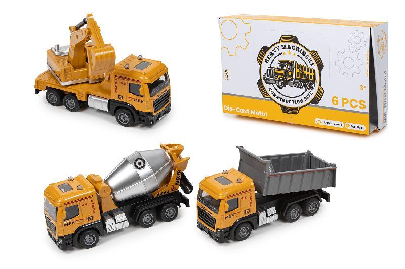 CAMIONES OBRA METAL RETRO LUZ/SON EXP.6