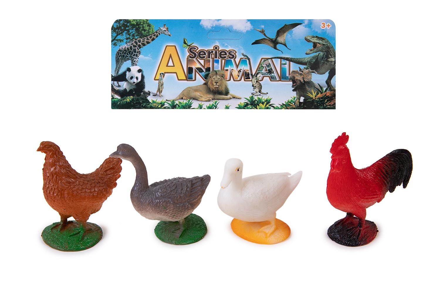 ANIMALES GRANJA MINI 4 PCS BOLSA