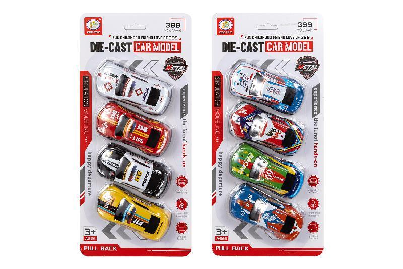 COCHES CARRERAS METAL 4 RETROF BLISTER