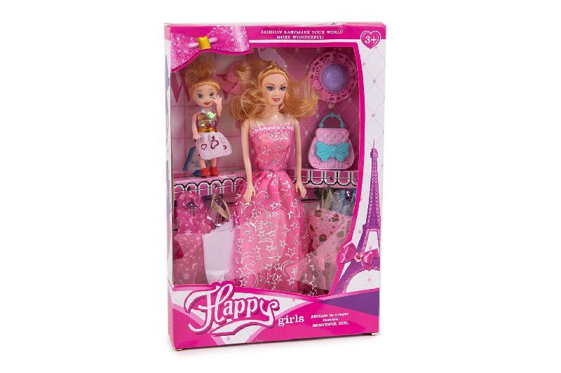 MUÑECA CON NIÑA VESTIDOS ACCESORIOS