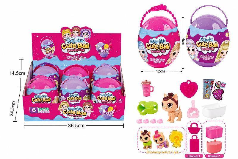 HUEVO SORPRESA MASCOTA ACCESORIOS EXP.6