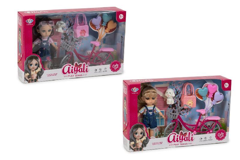 MUÑECA CON BICICLETA Y ACCESORIOS 2 MOD