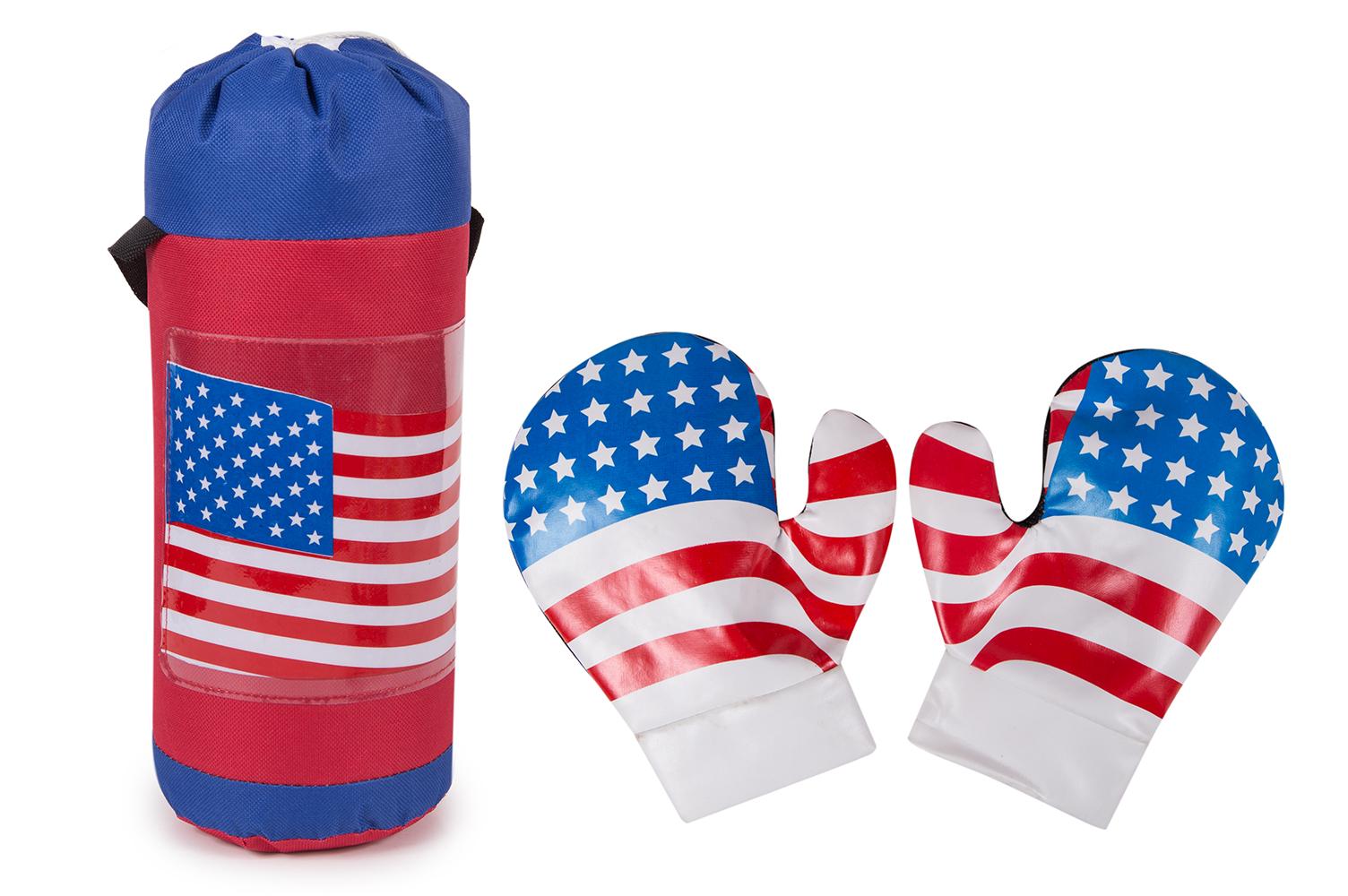 SACO BOXEO Y GUANTES