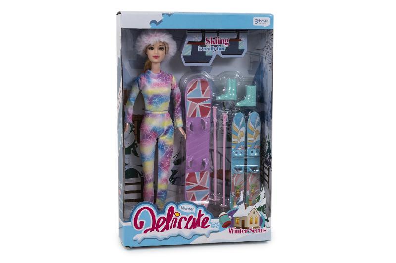 MUÑECA ESQUIADORA ACCESORIOS CAJA