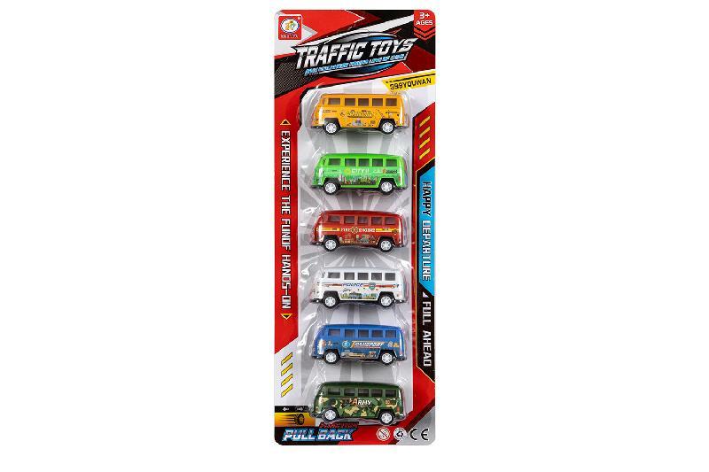 AUTOBUSES 6 RETROFRICCION BLISTER