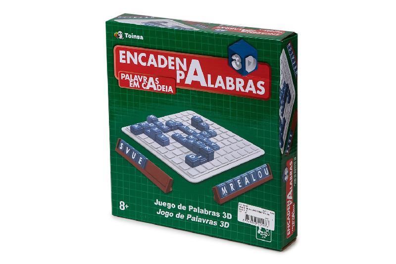 JUEGO MESA ENCADENA PALABRAS 3-D