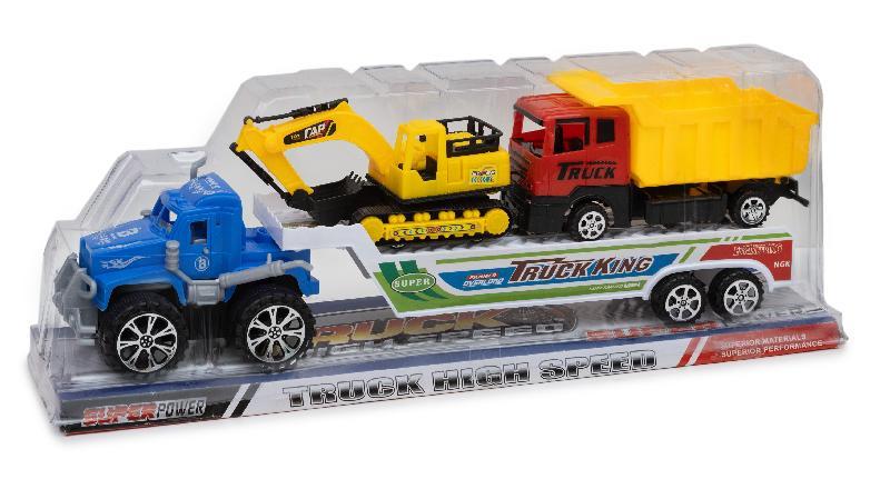 CAMION REMOLQUE CONSTRUCCION BURBUJA