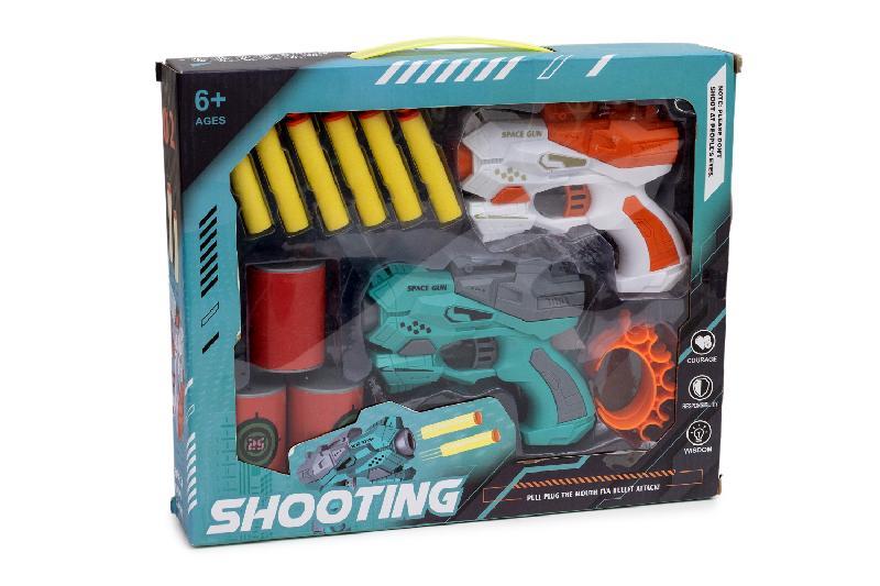 PISTOLAS 3 BOTES 6 DARDOS CAJA