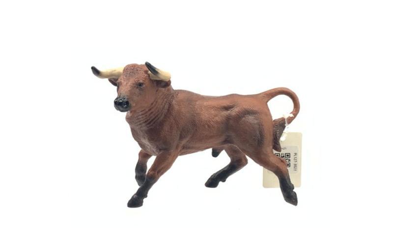 ANIMALES TORO CASTAÑO EN BOLSA