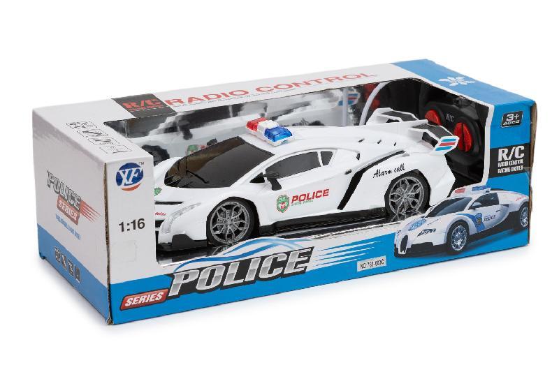 COCHE POLICIA R/C 4 CANALES CAJA