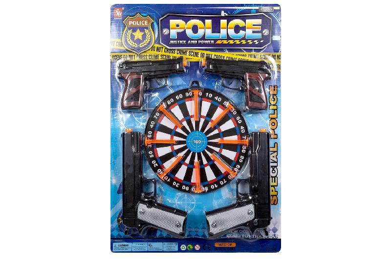 POLICIA CONJUNTO 4 PISTOLAS GTE BLISTER