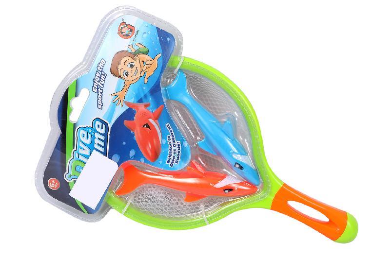 TIBURONES BUSCAR BAJO AGUA 2PCS CESTA BL