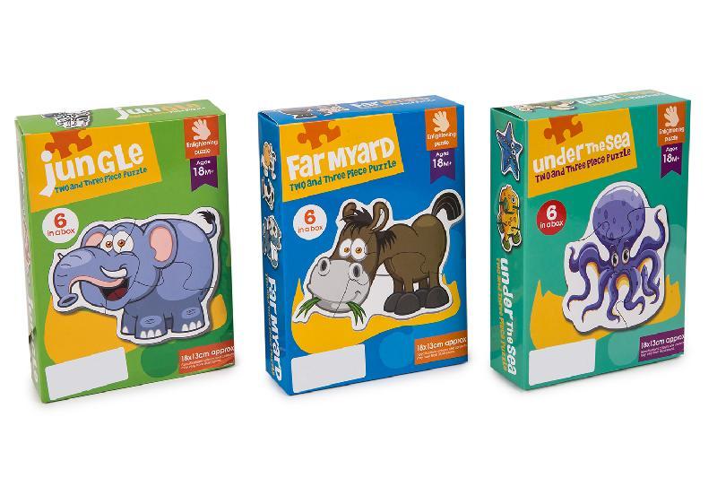 PUZZLES INFANTILES 6 MODELOS EN cadacaja