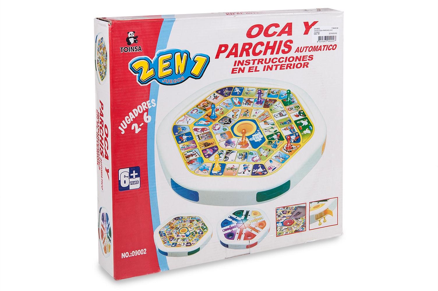 JUEGO OCA Y PARCHIS 2-6 JUGADORES