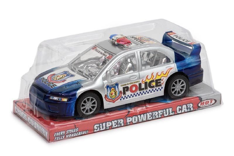 COCHE POLICIA FRICCION BURBUJA
