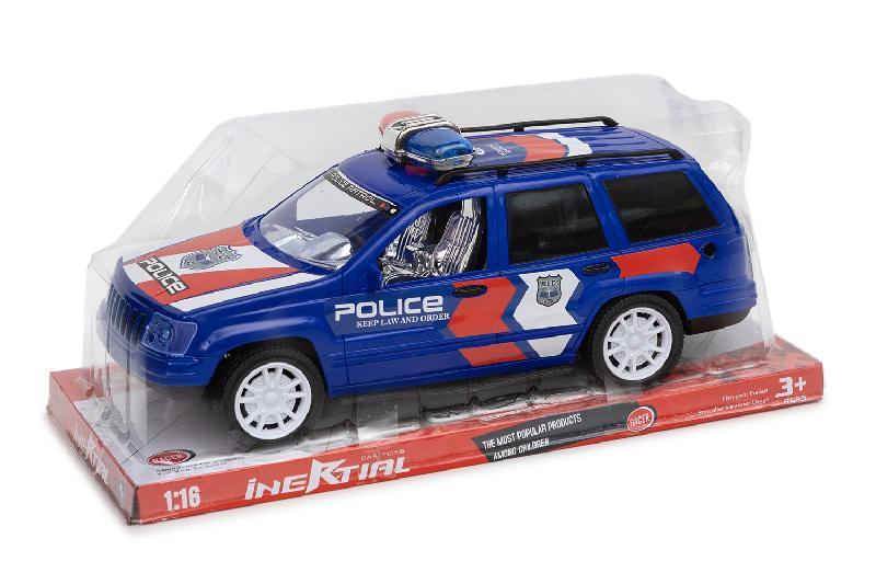 COCHE POLICIA FRICCION BURBUJA