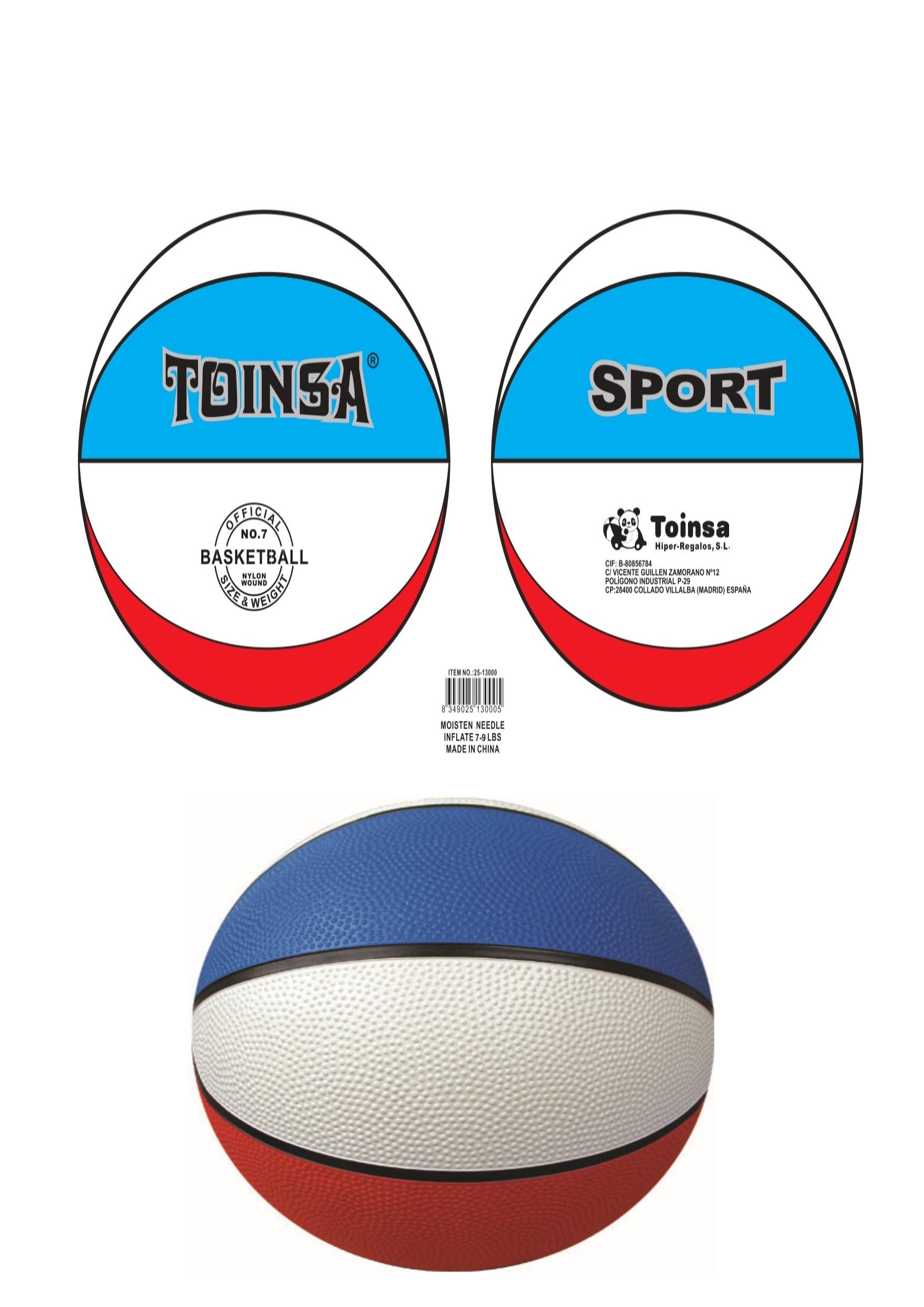 BALON BALONCESTO TRI-COLOR