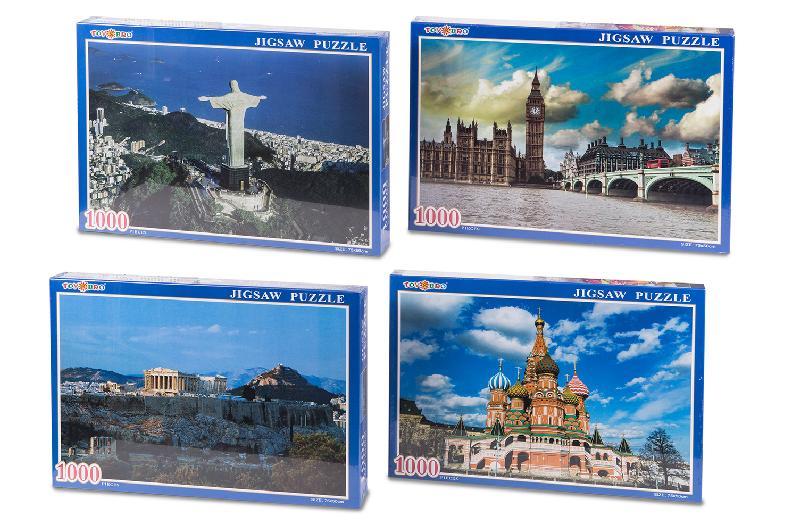 PUZZLES 1000 PIEZAS 4MODELOS