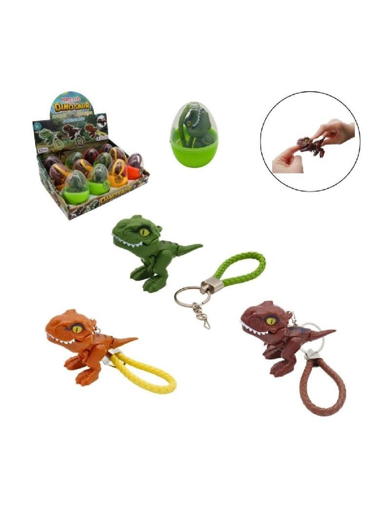DINOSAURIO LLAVERO HUEVO EXP.12