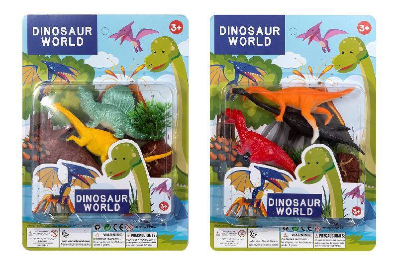 ANIMALES DINOSAURIOS 3 2 MODELOS BLISTER