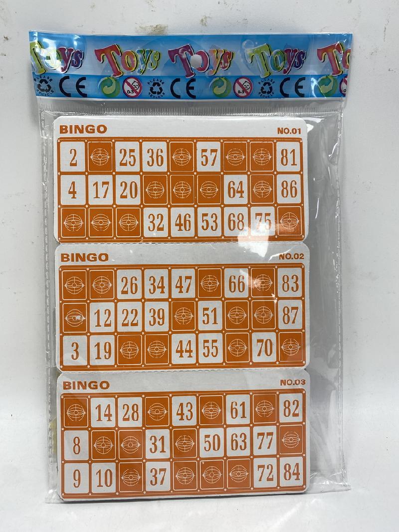 CARTONES BINGO(bolsa 12u)48cart/unid