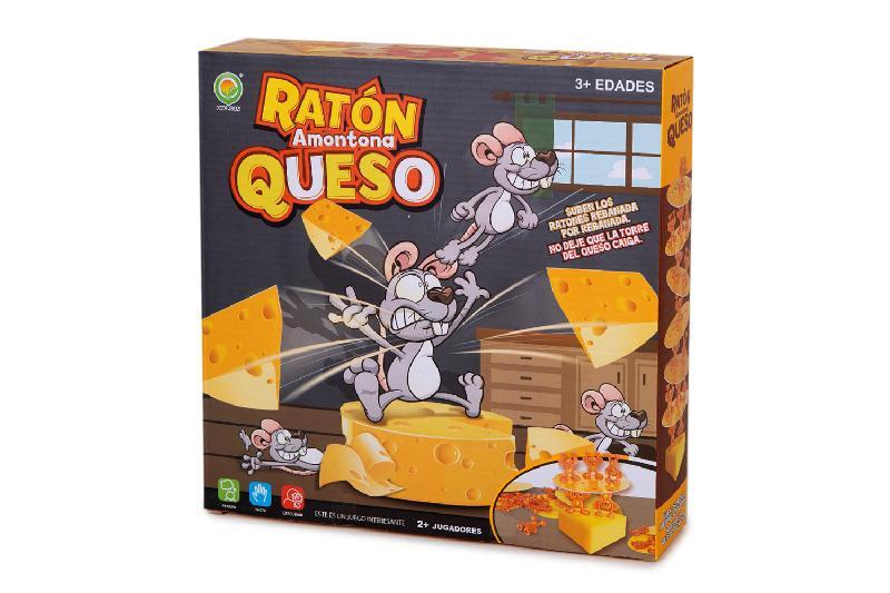 JUEGO MESA RATON AMONTONA QUESO CAJA