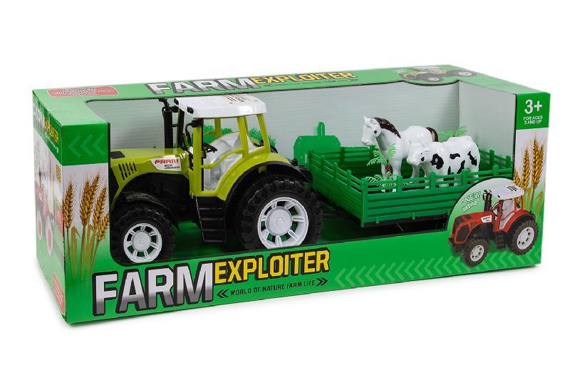 TRACTOR REMOLQUE 2  ANIMALES CAJA
