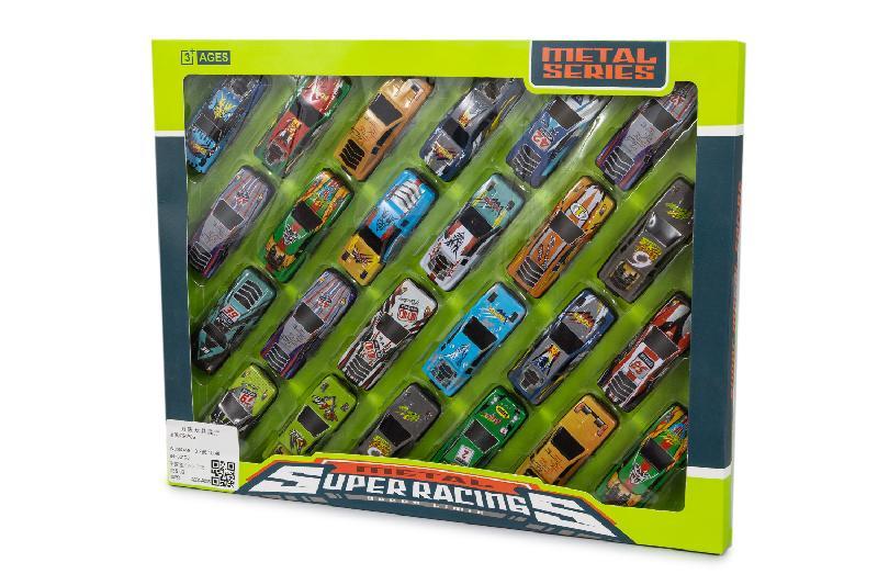 COCHES METAL 24 PCS CAJA