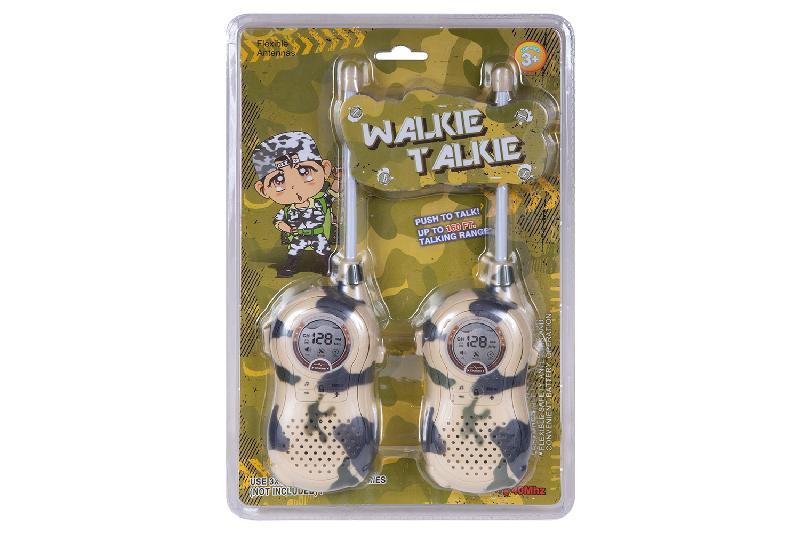 WALKIE MILITAR BLISTER