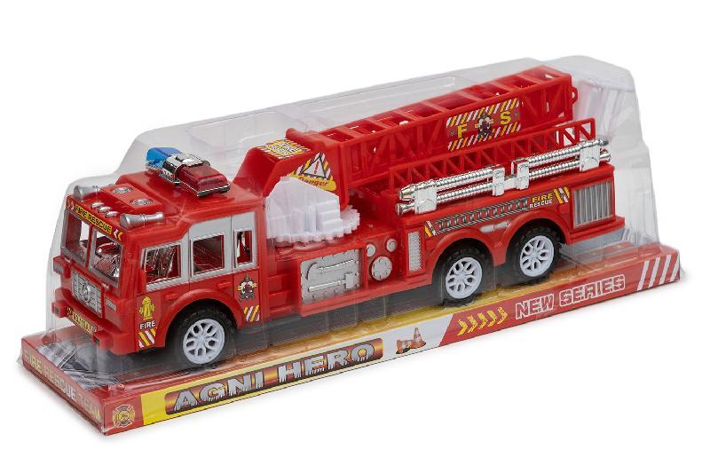 CAMION BOMBEROS ESCALERA  FRICCION BURBU