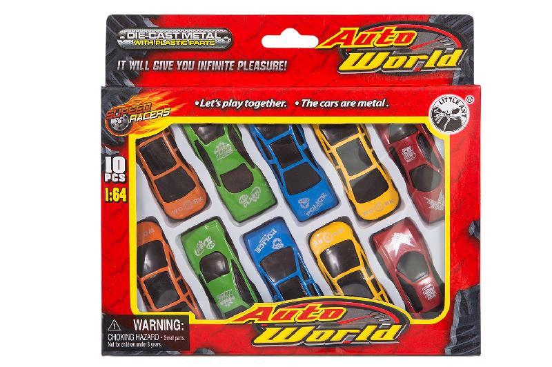 COCHES METAL CAJA 10PCS.