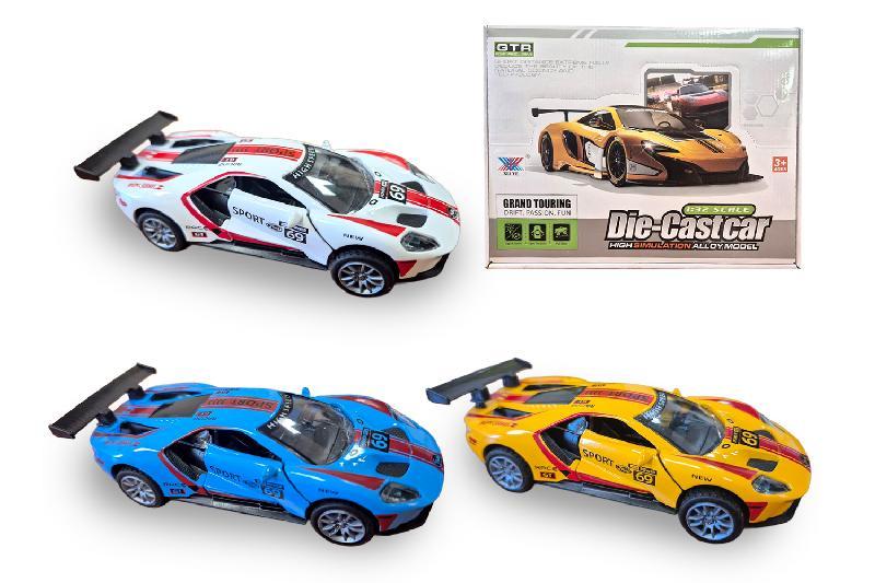 COCHE METAL LUZ SONIDO RETRO EXP.12