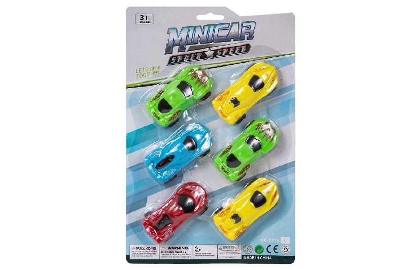 COCHES CARRERAS 6 BLISTER