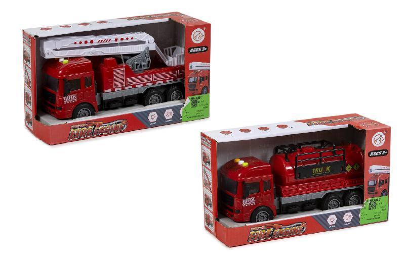 CAMION BOMBEROS 2 MODELOS LUZ-SONIDO CAJ