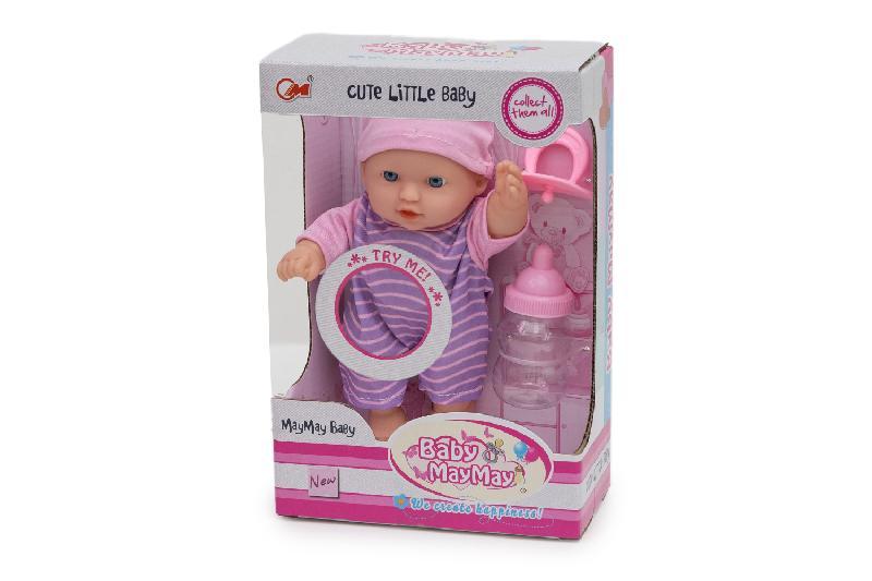 MUÑECO BEBE SONIDO BIBERON CHUPETE CAJA