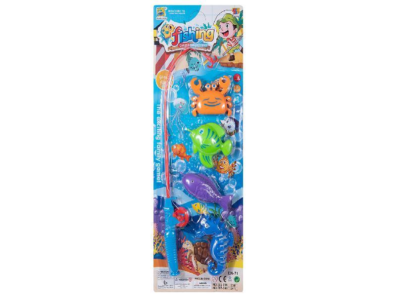 PESCA JUEGO 4 PECES BLISTER