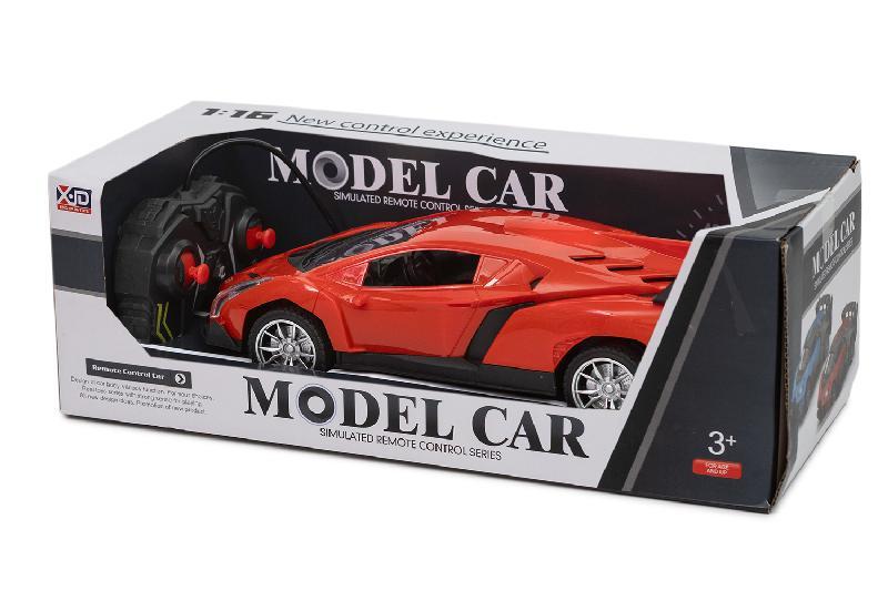 COCHE DEPORTIVO R/C 4 CANALES LUZ  2 COL