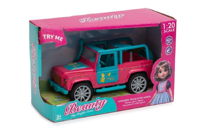 COCHE JEEP LUZ SONIDO CAJA ABIERTA