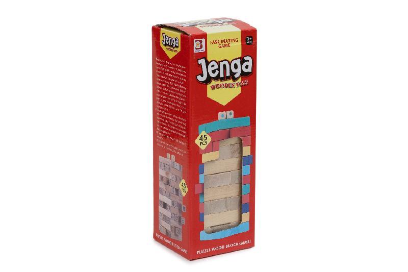 JUEGO MESA TORRE EQUILIBRIO MADERA 45 PC