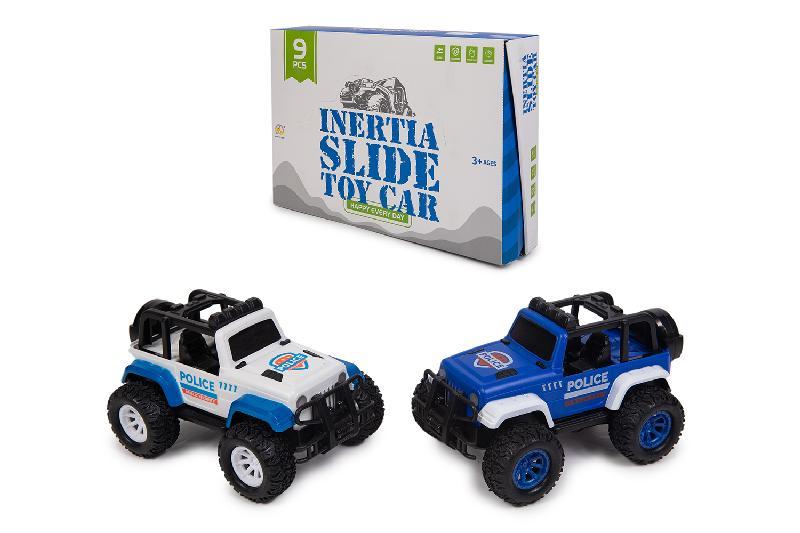 COCHE POLICIA JEEP FRICCION EXP.9