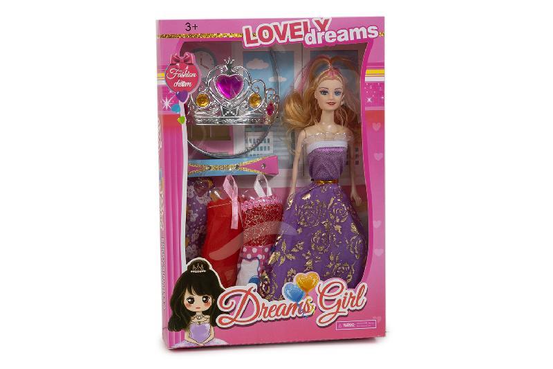 MUÑECA CORONA VESTIDOS CAJA