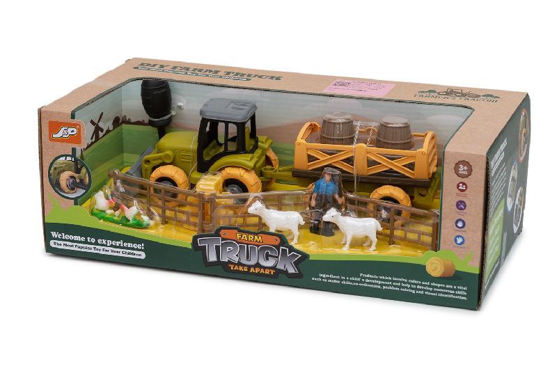 GRANJA CONJUNTO DIY TRACTOR-ANIMALES