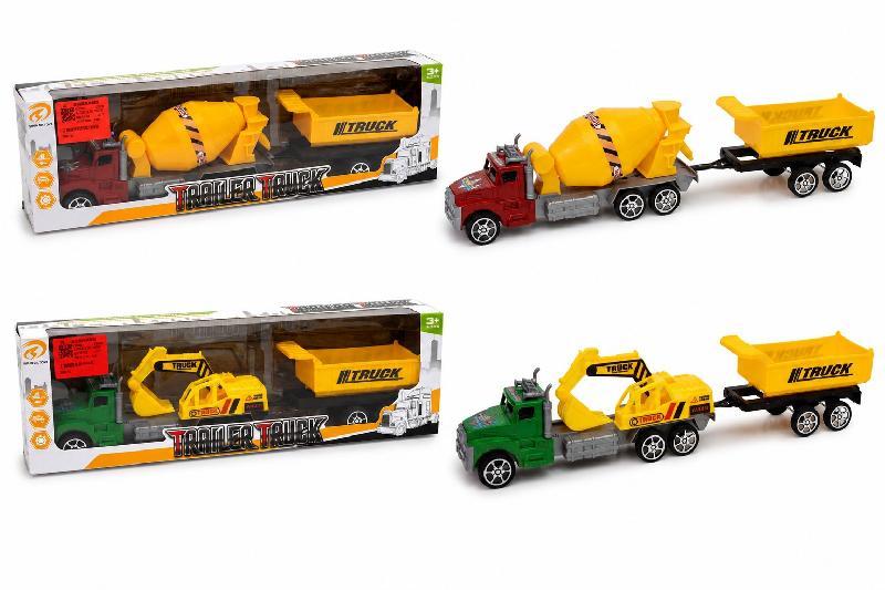 CAMION CONSTRUCCION CON REMOLQUE CAJA