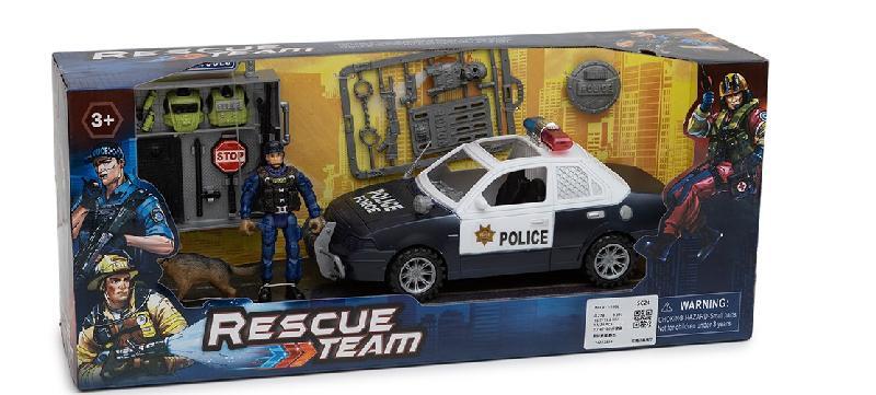 CONJUNTO POLICIA COCHE ACCESORIOS
