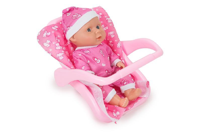 MUÑECO EN SILLA PORTABEBES